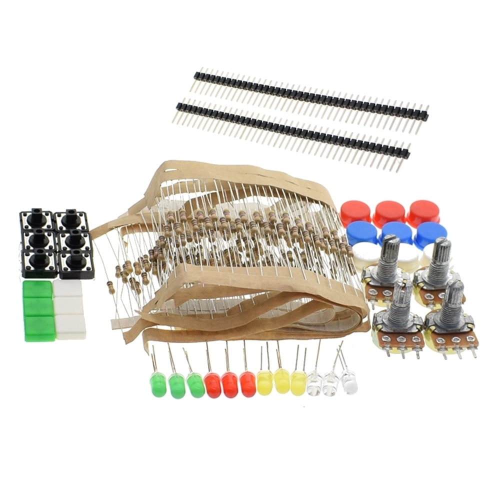 1 sets Handy Portable Resistor Kit for Arduino Starter Kit UNO R3 LED ...