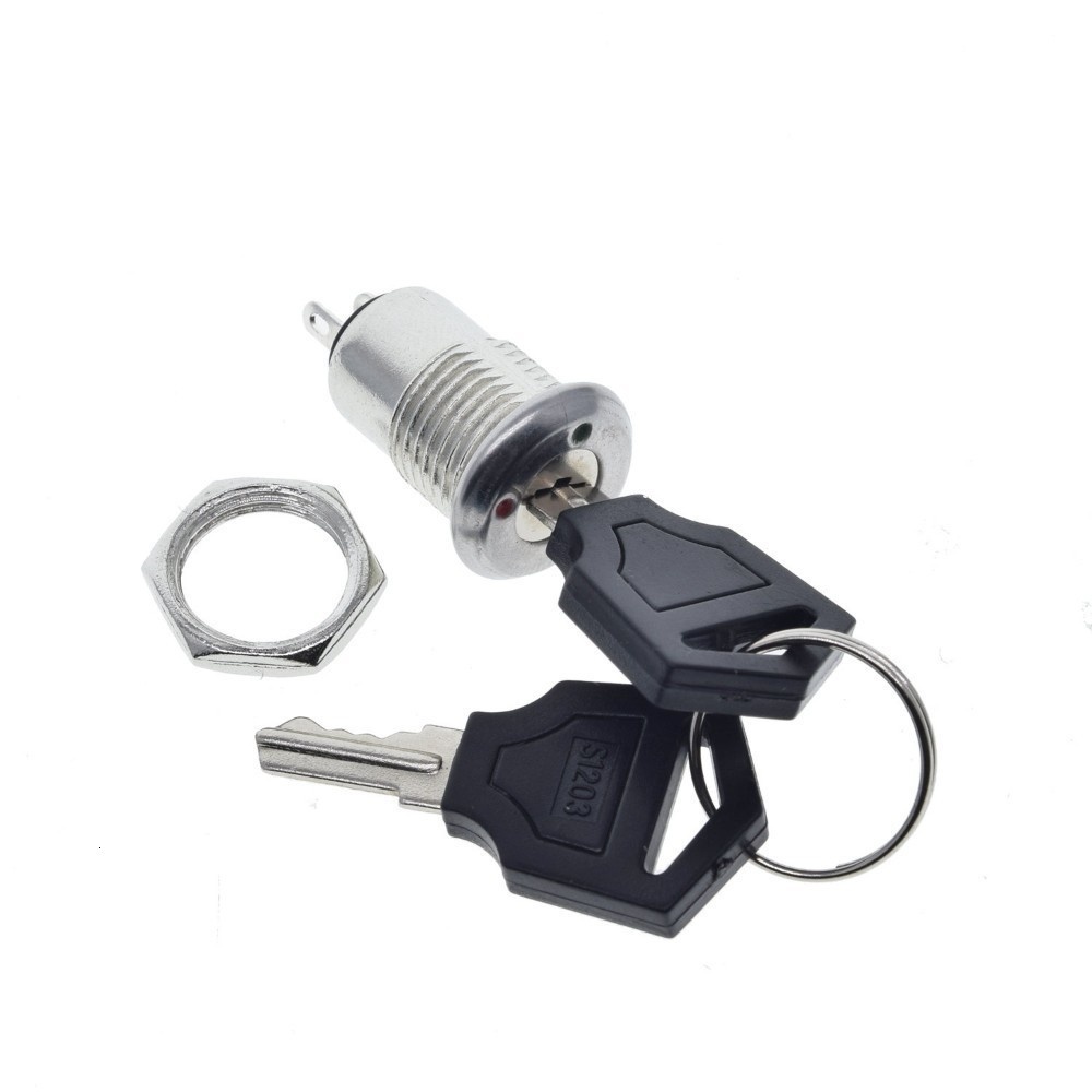 12mm Stainless Steel Electronic Key Switch ON OFF Lock Switch Phone ...