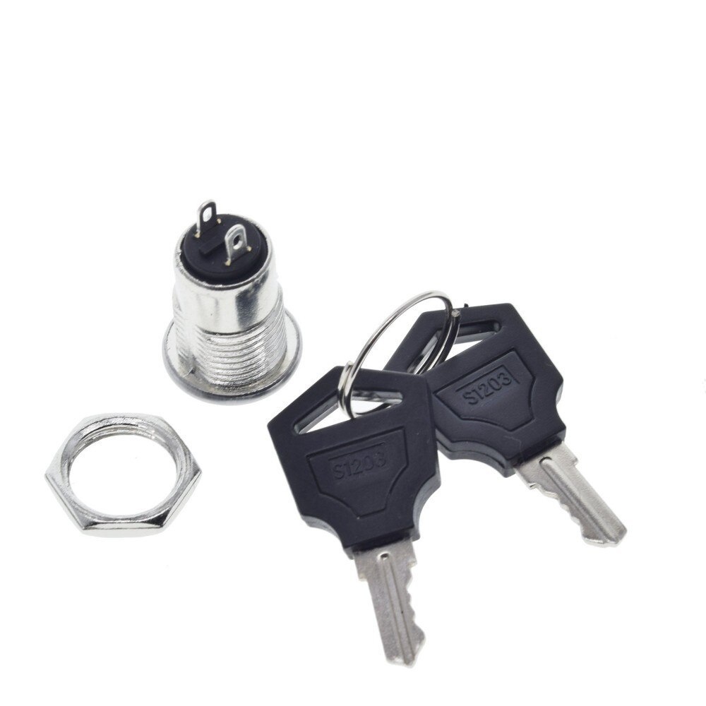 12mm Stainless Steel Electronic Key Switch ON OFF Lock Switch Phone ...