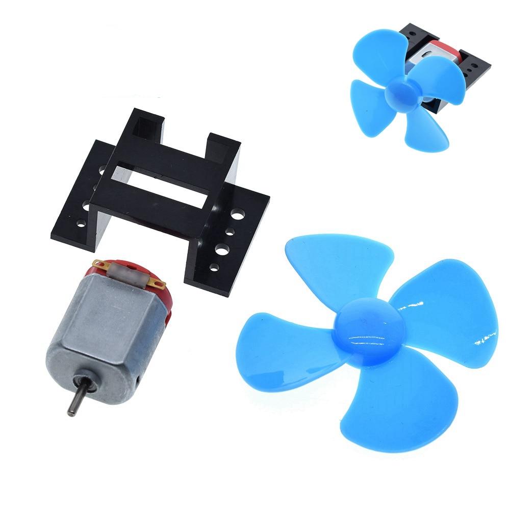 1Set DC Micro 130 Gear motor with fan blade SMAll propeller 36V For
