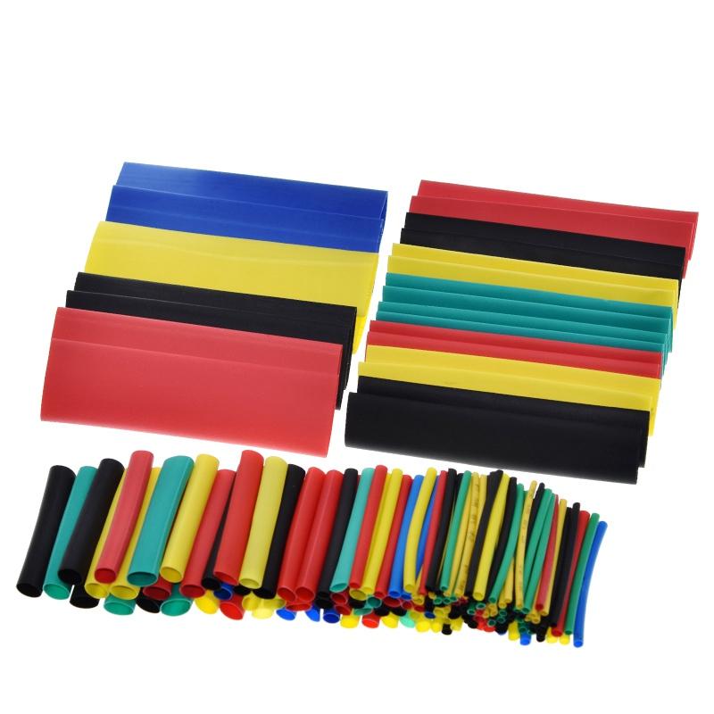 328Pcs/set Sleeving Wrap Wire Car Electrical Cable Tube kits Heat