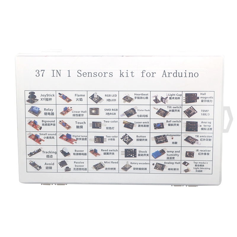 37 in 1 Arduino Sensor Kit With Box And Without Box - ASK Electronics