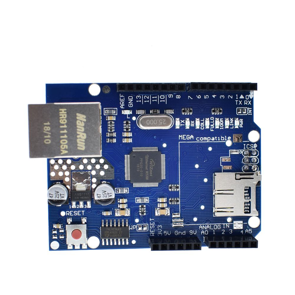 Ethernet Shield For Arduino - W5100 - ASK Electronics