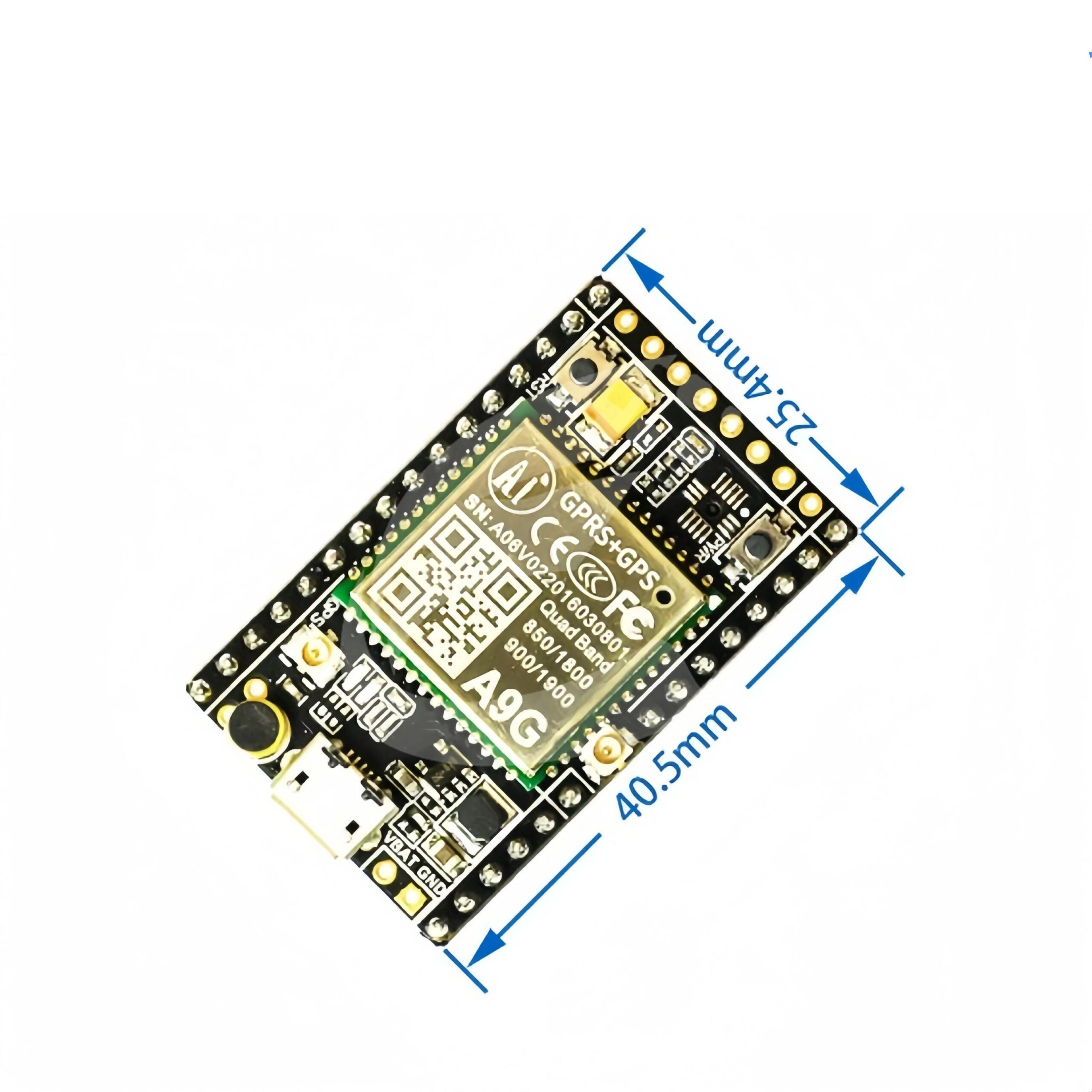 GSM/GPRS + GPS/BDS A9G Development Board Wireless Data Transmission ...