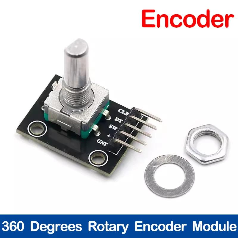 KY-040 360 Degrees Rotary Encoder Switch Module Brick Sensor Switch ...