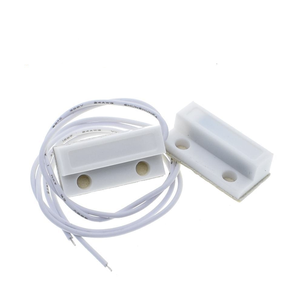 5 Pair MC-38 Surface Mount Wired NC Door Sensor Alarm Magnetic Reed A 501951
