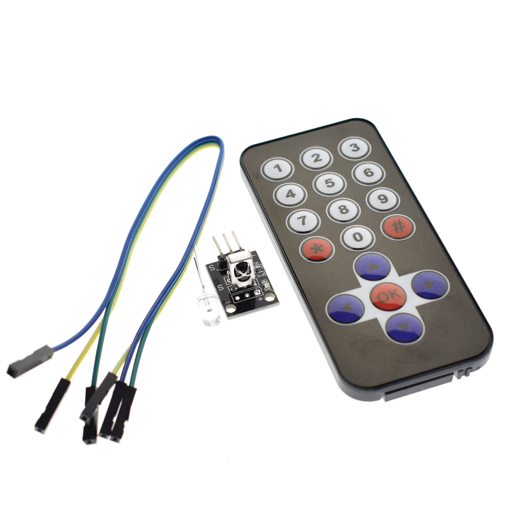 Infrared IR Wireless Remote Control Module Kits DIY Kit HX1838 For arduino Raspberry Pi