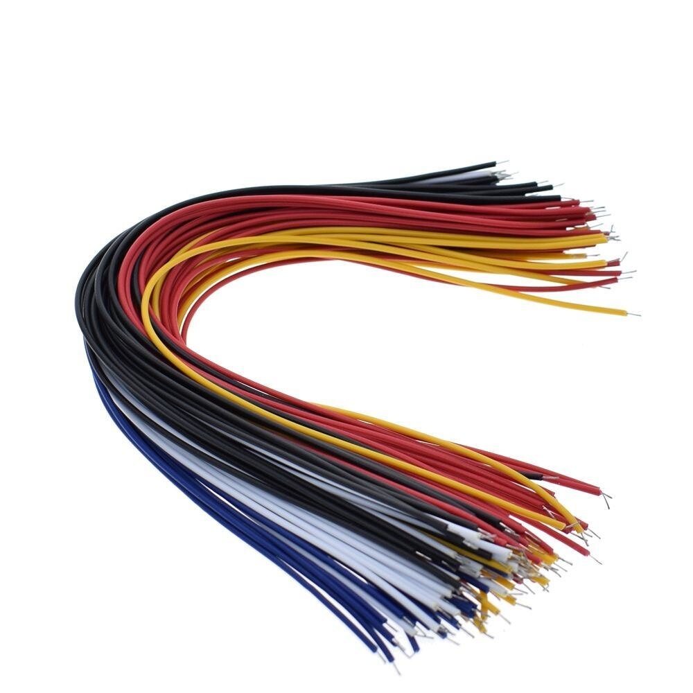 0CM Color Flexible Two Ends Tin-plated Breadboard Jumper Cable Wires