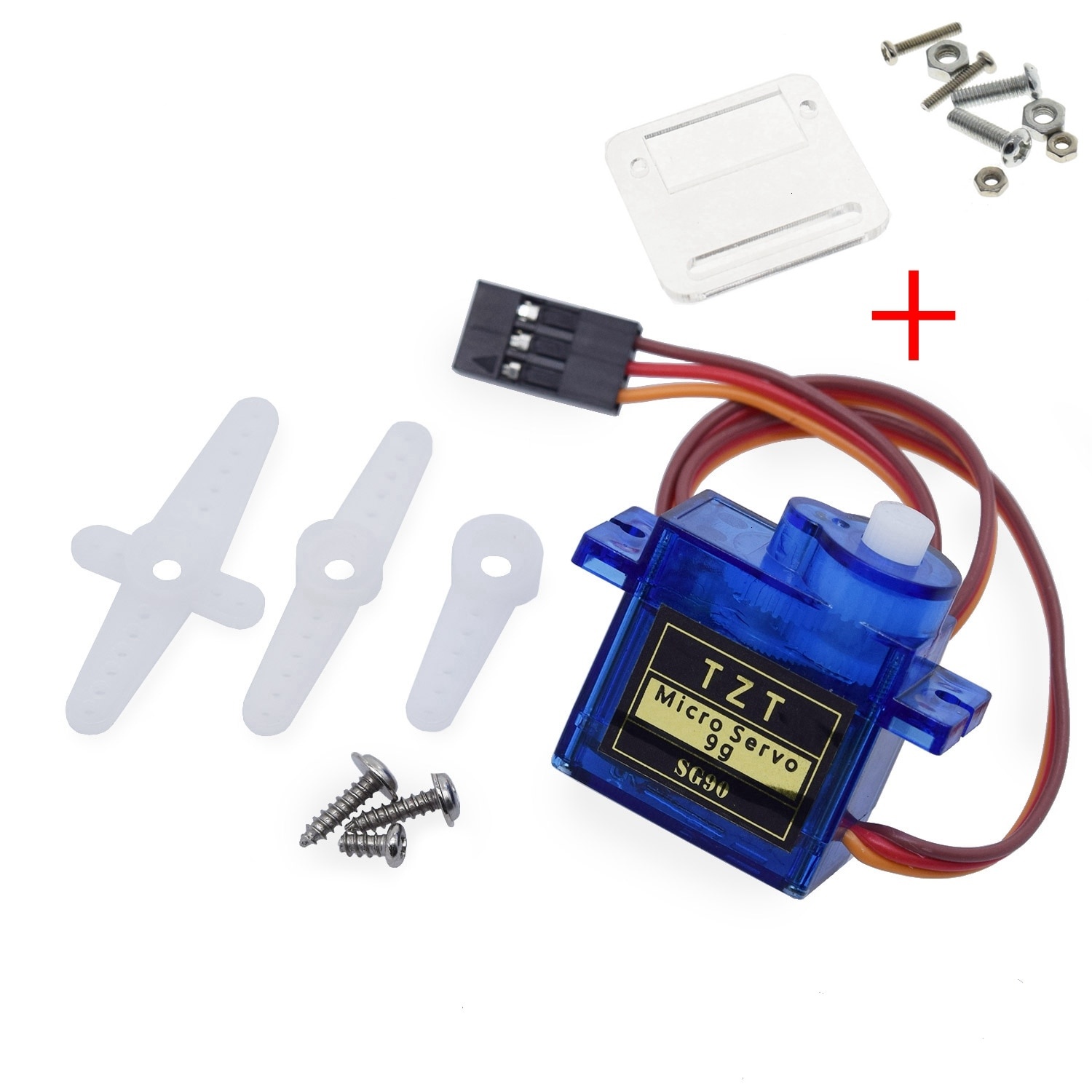 Smart Electronics Rc Mini Micro 9g 1.6KG Servo SG90 for RC 250 450 Helicopter Airplane Car Boat For Arduino DIY