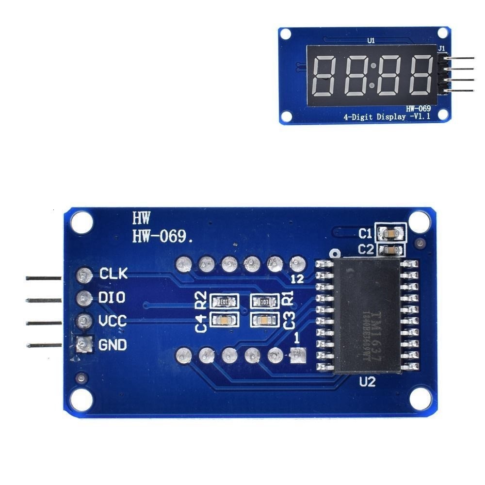 TM1637 LED Display Module For Arduino 7 Segment 4 Bits 0.36Inch Clock RED Anode Digital Tube Four Serial Driver Board Pack