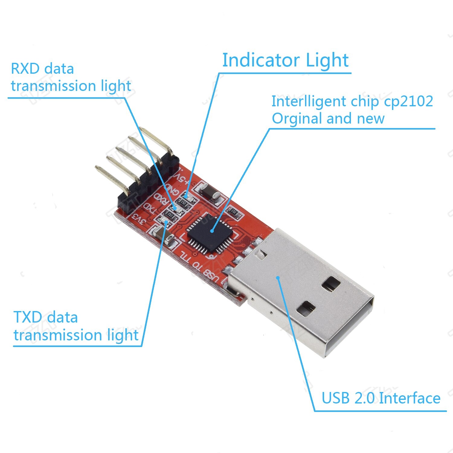 CP2102 Module USB to TTL Serial UART STC download cable PL2303