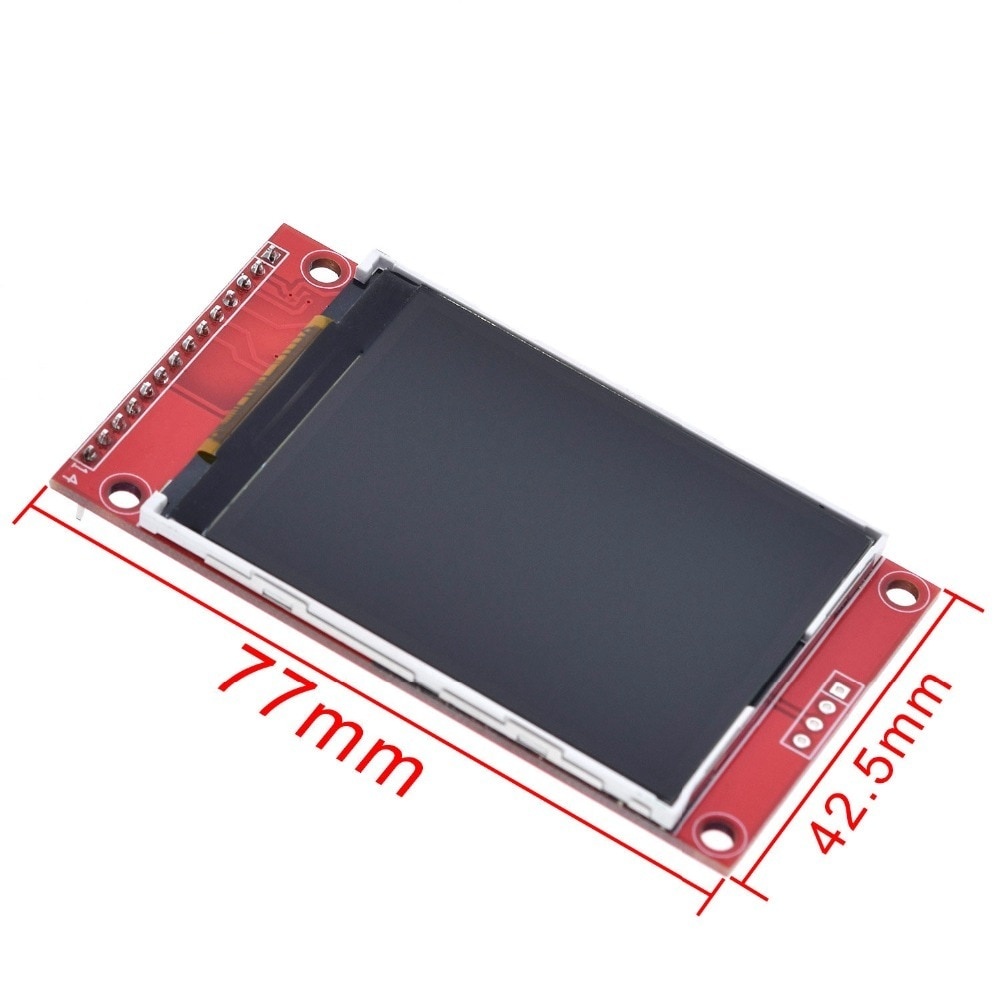 2.4" 2.4 inch 240x320 SPI TFT LCD Serial Port Module 5V/3.3V PCB Adapter Micro SD Card ILI9341 LCD Display White LED for arduino