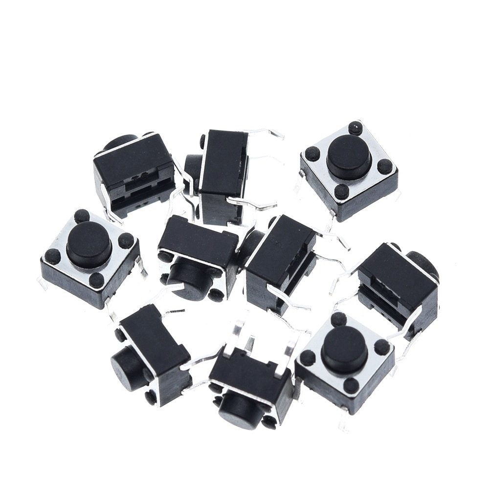 1pcs Tactile Switch Momentary Tact 6x6x5 6*6*5mm DIP Middle 4 pin ever
