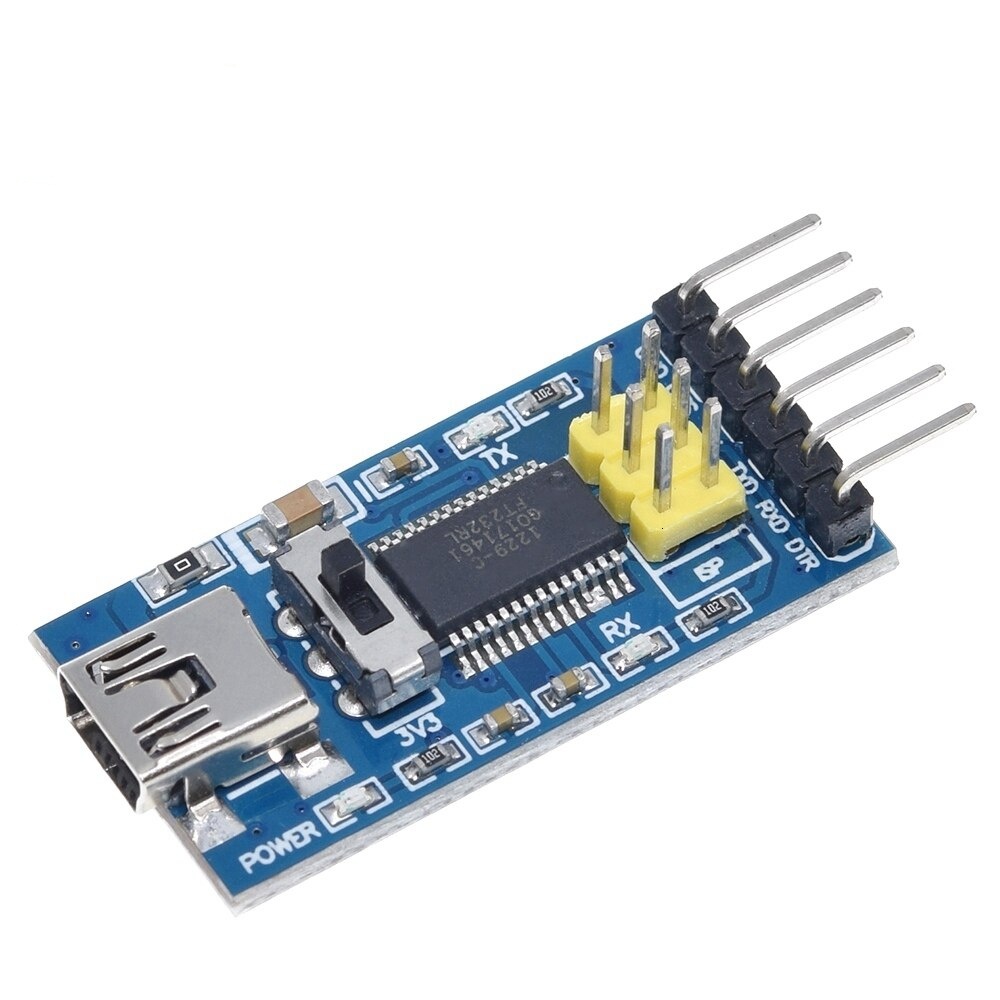 1pc Basic Breakout Board for arduino FTDI FT232RL USB To TTL Serial IC Adapter Converter Module for arduino 3.3V 5V FT232 Switch
