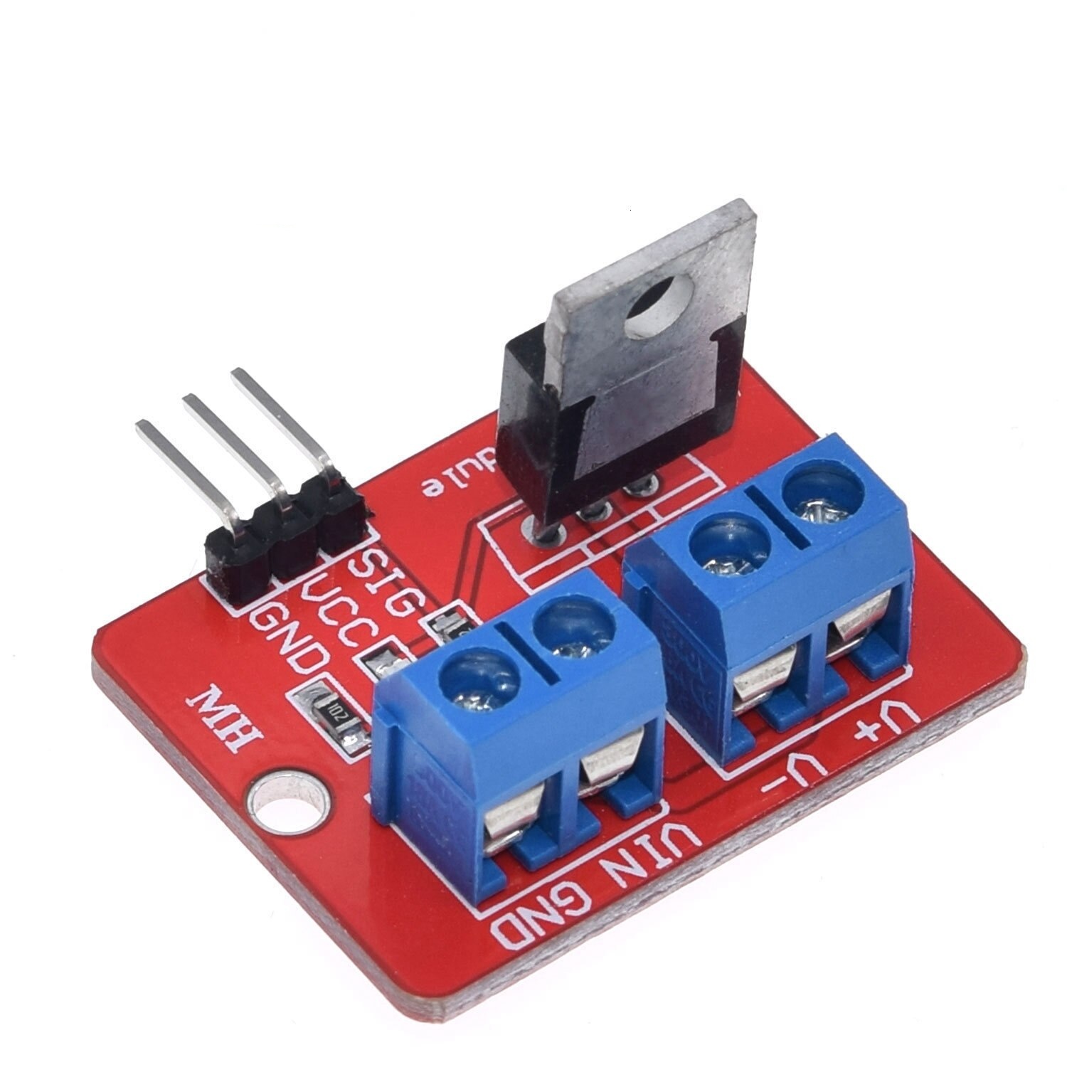 0-24V Top Mosfet Button IRF520 MOS Driver Module For Arduino MCU ARM Raspberry pi
