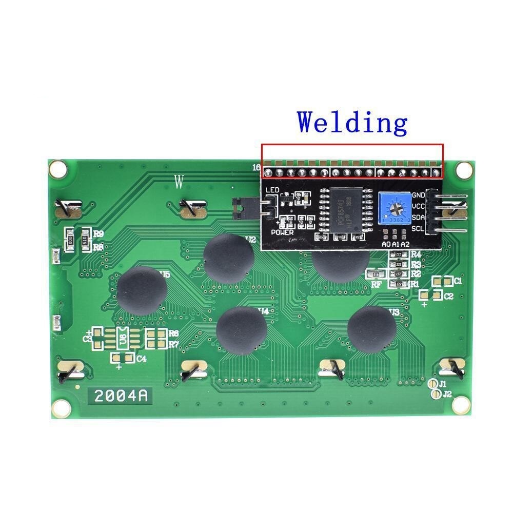 LCD2004+I2C 2004 20x4 2004A Blue/Green screen HD44780 Character LCD /w IIC/I2C Serial Interface Adapter Module For Arduino