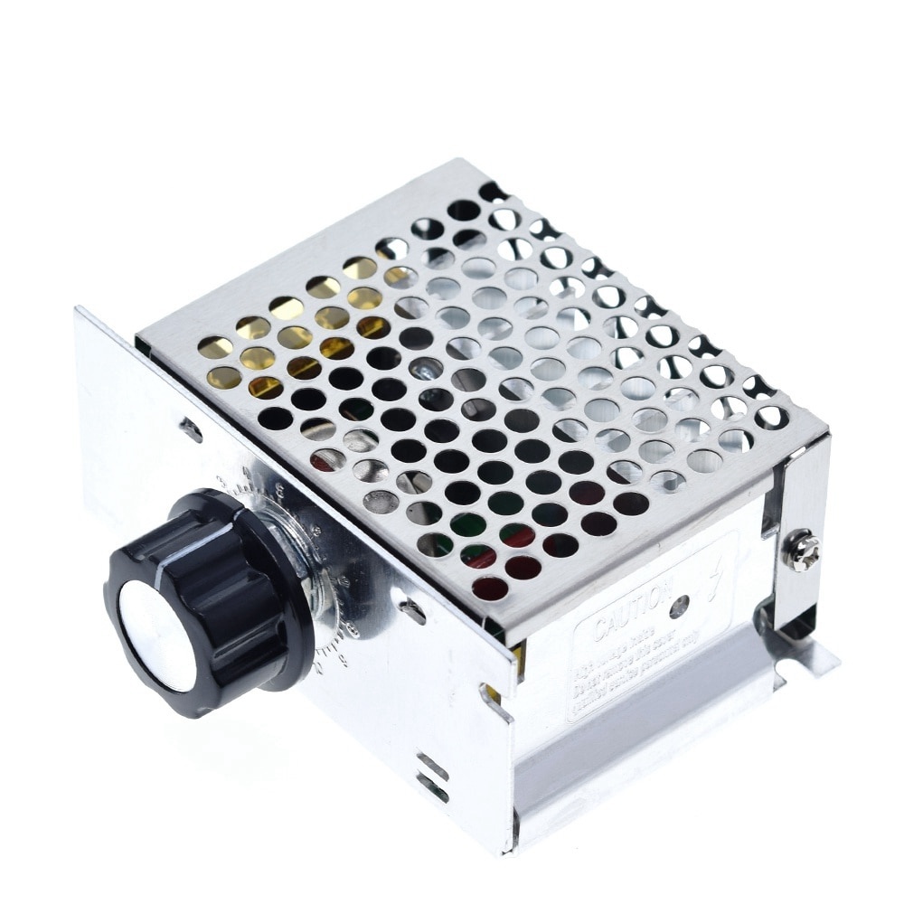 4000W AC 220V Speed Controller With Fan Case – Voltage Regulator, Thermostat Dimmer, Unbranded