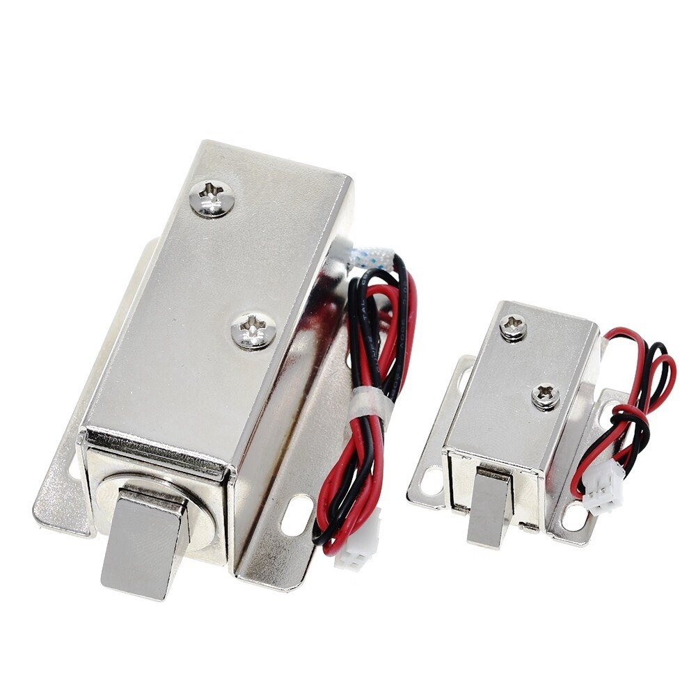 DC12V 0.35A 0.6A small electromagnetic lock storage cabinets electronic lock mini electric bolt lock drawer file cabinet lock