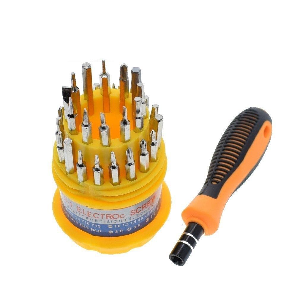 High quality carbon steel pagoda multi-function 31-in-1 batch of manual screwdriver combination tool Screwdriver tool set sale