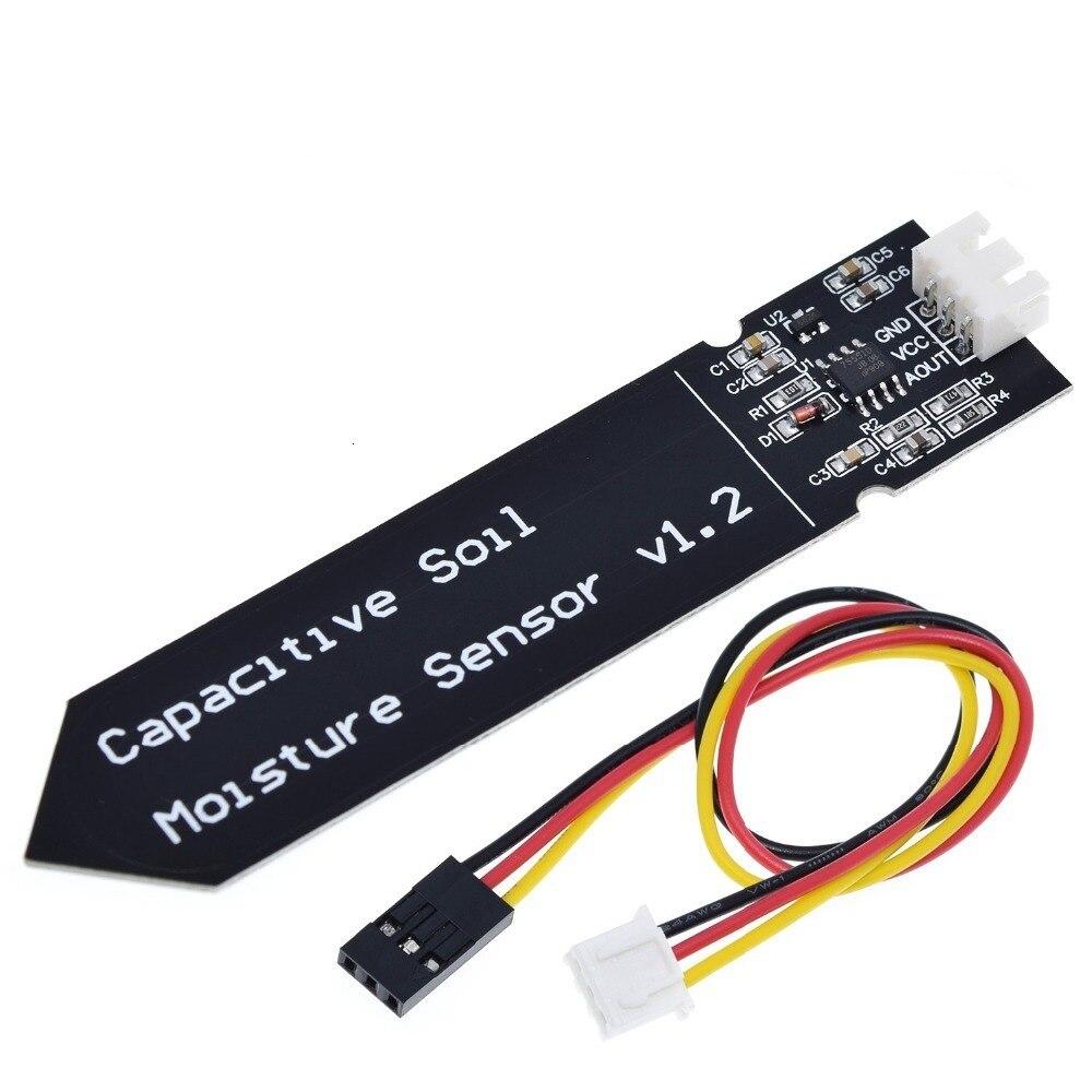 HW-390 Capacitive Soil Moisture Sensor Module 3.3-5.5V DC with Power Cable 
