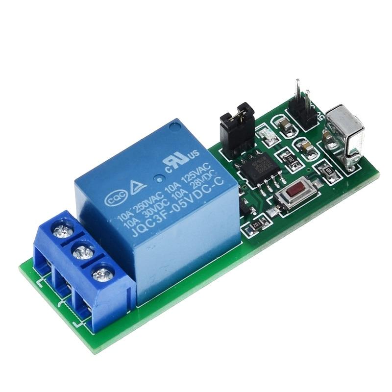 IR 1 Channel Infrared Receiver Driving Switch Relay Driver Module Board 5V + Active Remote Controller