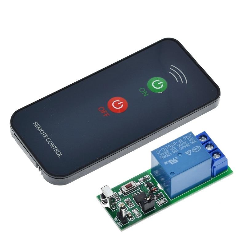 thumbnail interactive-video image 1 of 12V 1-Channel Infrared Remote Switch Relay Module – Easy DIY Relay Driver Board For Smart Home & Automation 1 of 4
