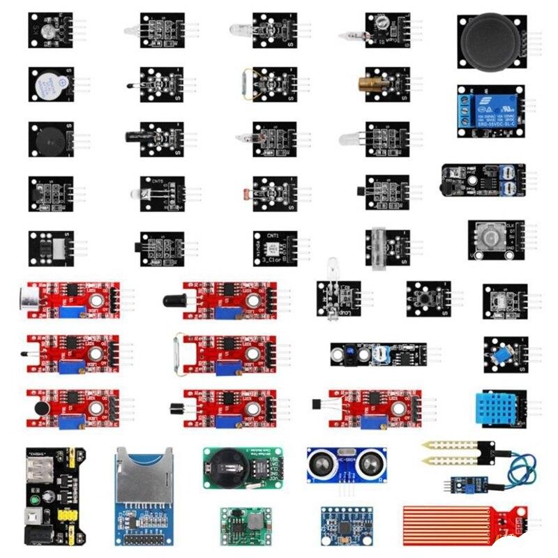 Updated 45 In 1 Sensor Module Starter Kit For Arduino Upgrade 37 in 1 Sensor Kit