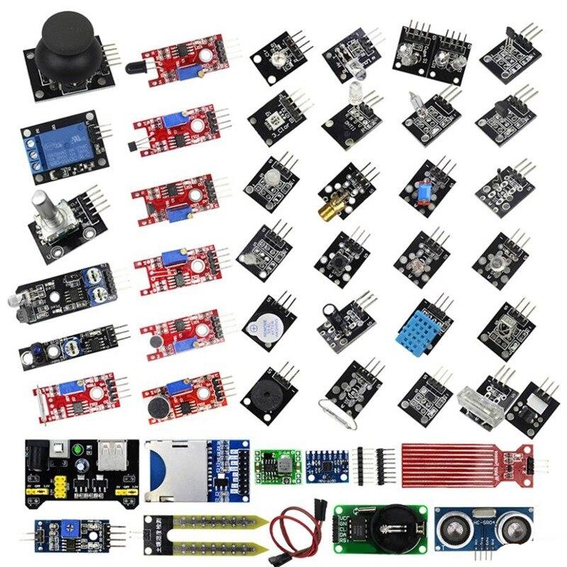 Updated 45 In 1 Sensor Module Starter Kit For Arduino Upgrade 37 in 1 Sensor Kit