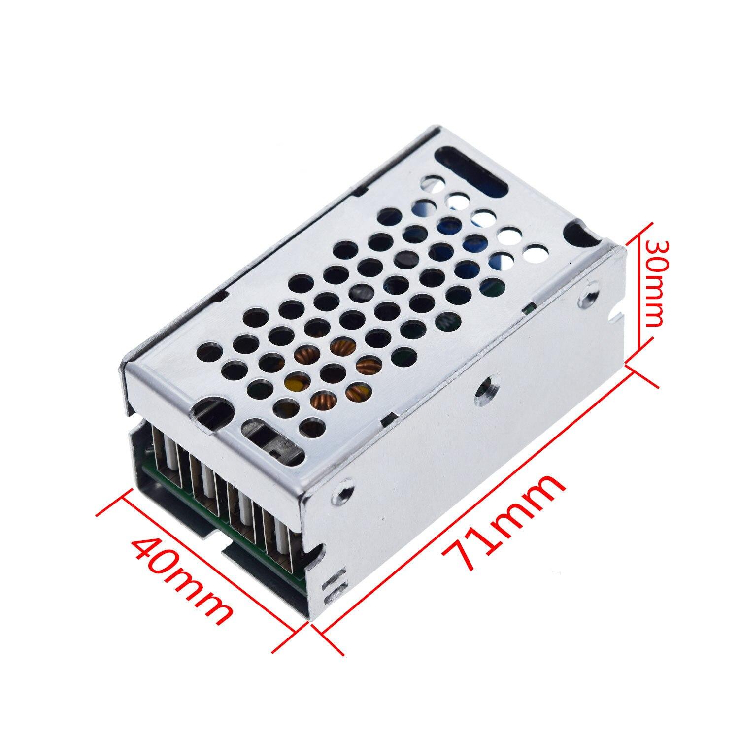 DC-DC 9V 12V 24V 36V To 5V Step Down Board 5A 4 USB Output Buck Converter Power Supply Module with Aluminum Shell For Phones