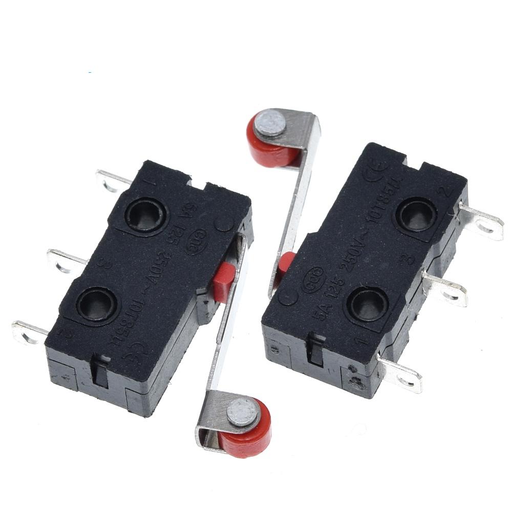 1pcs Micro Roller Lever Arm Normally Open Close Limit Switch KW12-3 KW11-N