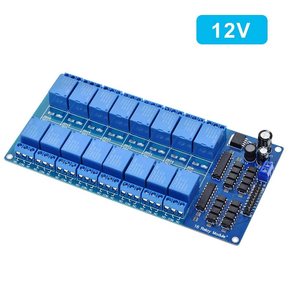 5v 12v 1 2 4 8 16 channel relay module with optocoupler. Relay Output 1 2 4 8 16-way relay module for arduino