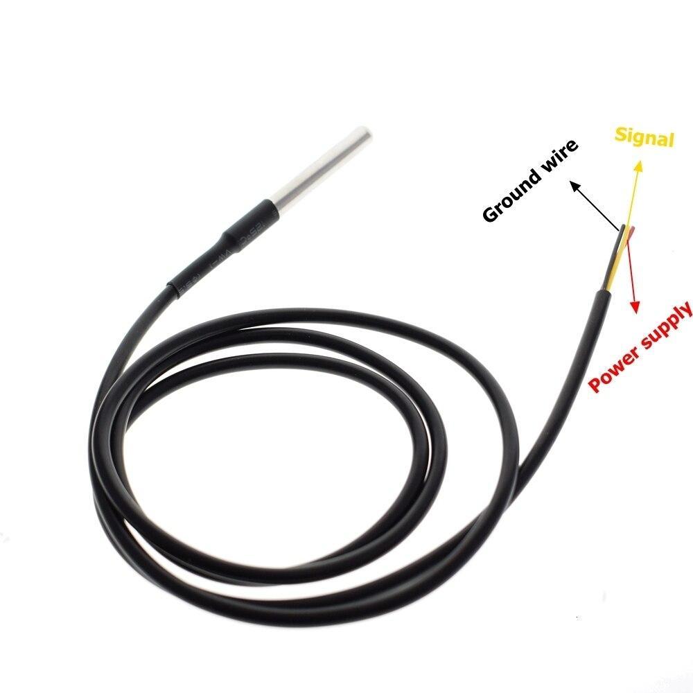 DS1820 Stainless Waterproof DS18b20 Temperature Probe