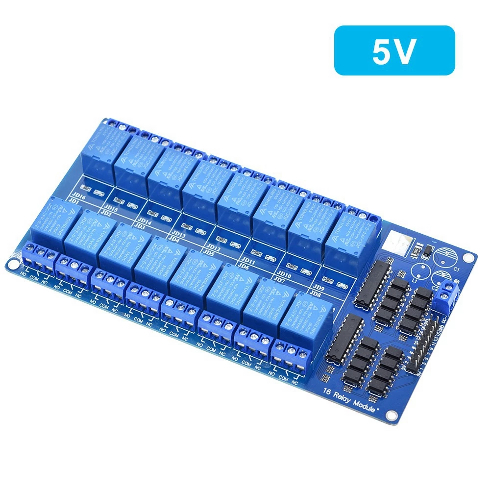 5v 12v 1 2 4 8 16 channel relay module with optocoupler. Relay Output 1 2 4 8 16-way relay module for arduino