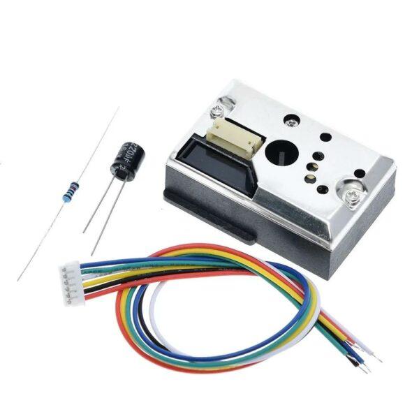 GP2Y1014AU0F-Compact-Optical-Dust-Sensor-Compatible-GP2Y1010AU0F-GP2Y1010AUOF-Smoke-Particle-Sensor-With-Cable