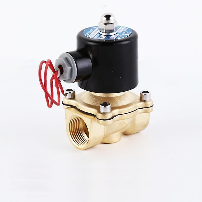 Brass Liquid Solenoid Valve - 12V - 3/4 inch - Reliable Control for Liquids
