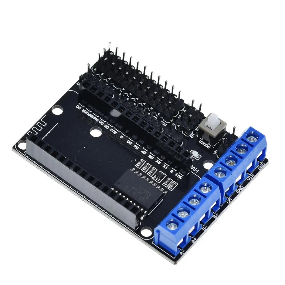 NodeMCU Motor Shield Board L293D for ESP-12E from ESP8266 esp 12E kit diy rc toy wifi rc smart car remote control For Arduino