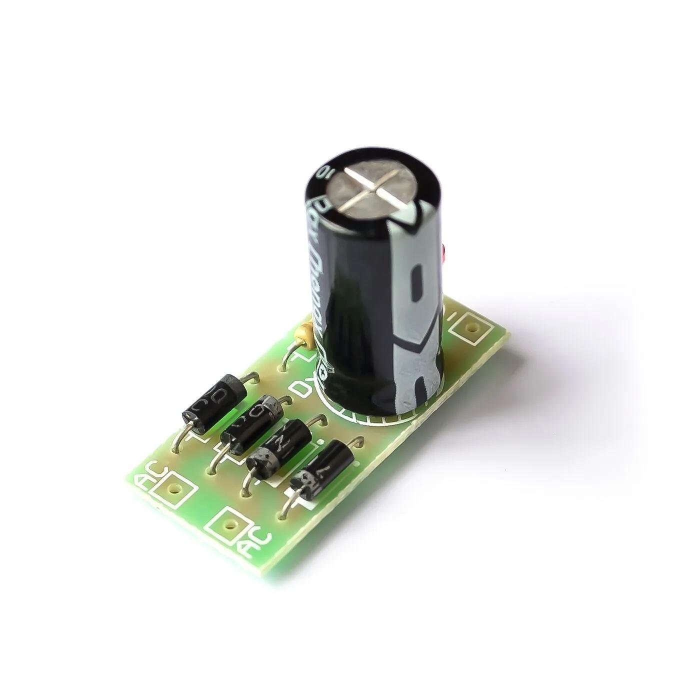 AC to DC Power Conversion Module 1N4007 Full Bridge Rectifier Filter 12V 1A AC DC Converter