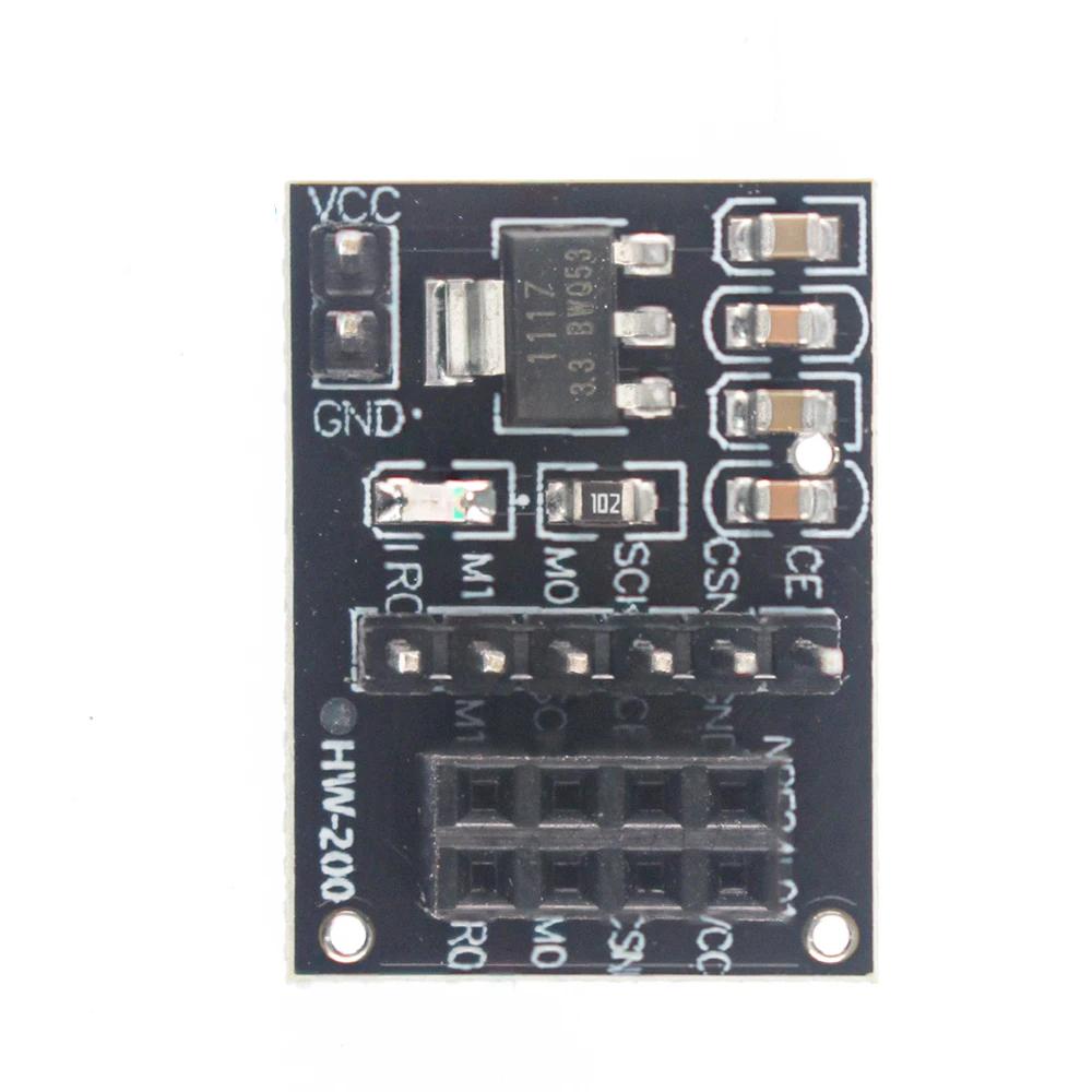 Breakout Adapter for NRF24L01 Wireless Module – 3.3V Power Regulator Board