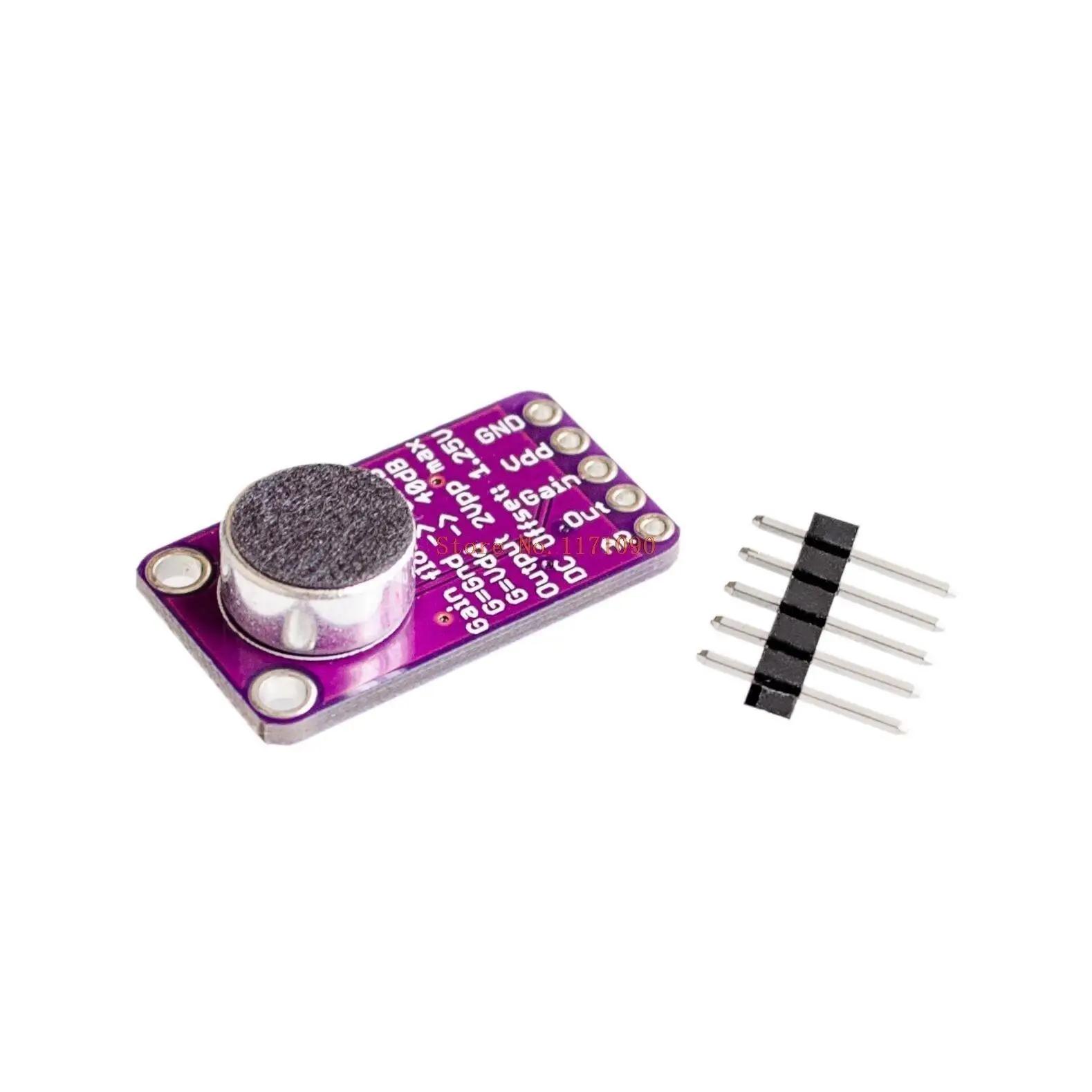 MAX9814 Electret Microphone Amplifier with Auto Gain Control (AGC) for Arduino