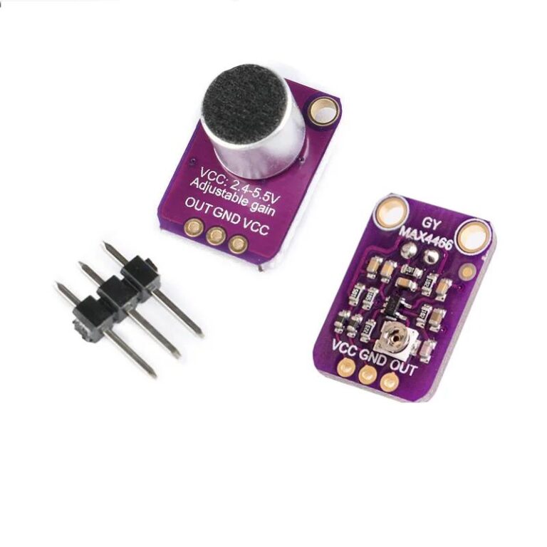 Electret Microphone Amplifier MAX4466 Adjustable Gain for Arduino ...