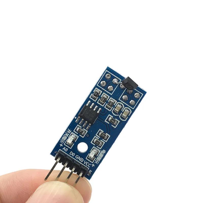  4-Pin Linear Magnetic Hall Switch Speed Counting Sensor Module for Arduino