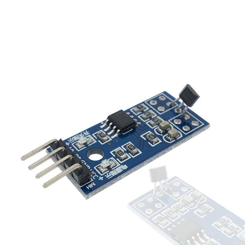  4-Pin Linear Magnetic Hall Switch Speed Counting Sensor Module for Arduino