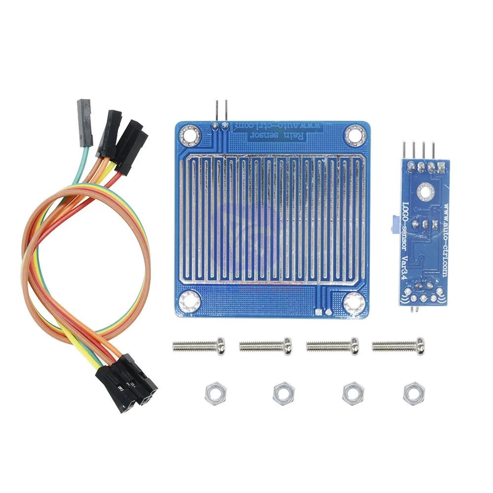Raindrops Detection Humidity Sensor Module 3.3V–5V for Arduino