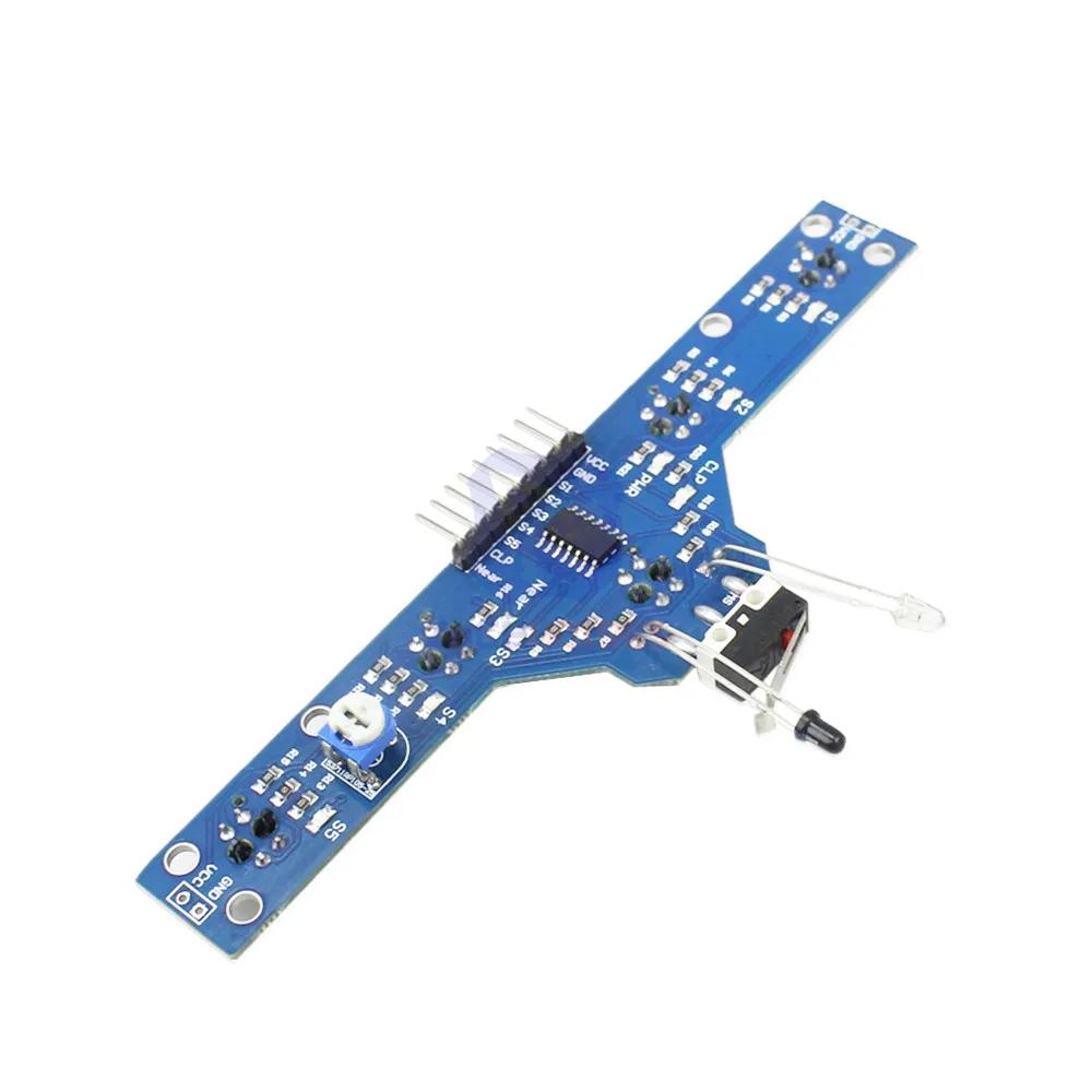5 Channel IR Infrared Detector Tracking Line Sensor Module
