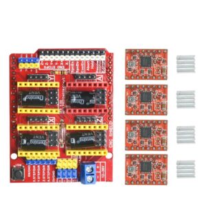 CNC Shield V3 Engraving Machine 3D Printer + 4pcs A4988 Stepper Motor Driver For Arduino