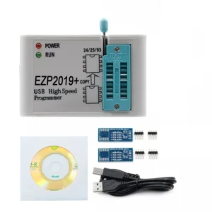 EZP2019 High-Speed USB SPI EEPROM Flash BIOS Chip Programmer with USB Cable and SMD Socket